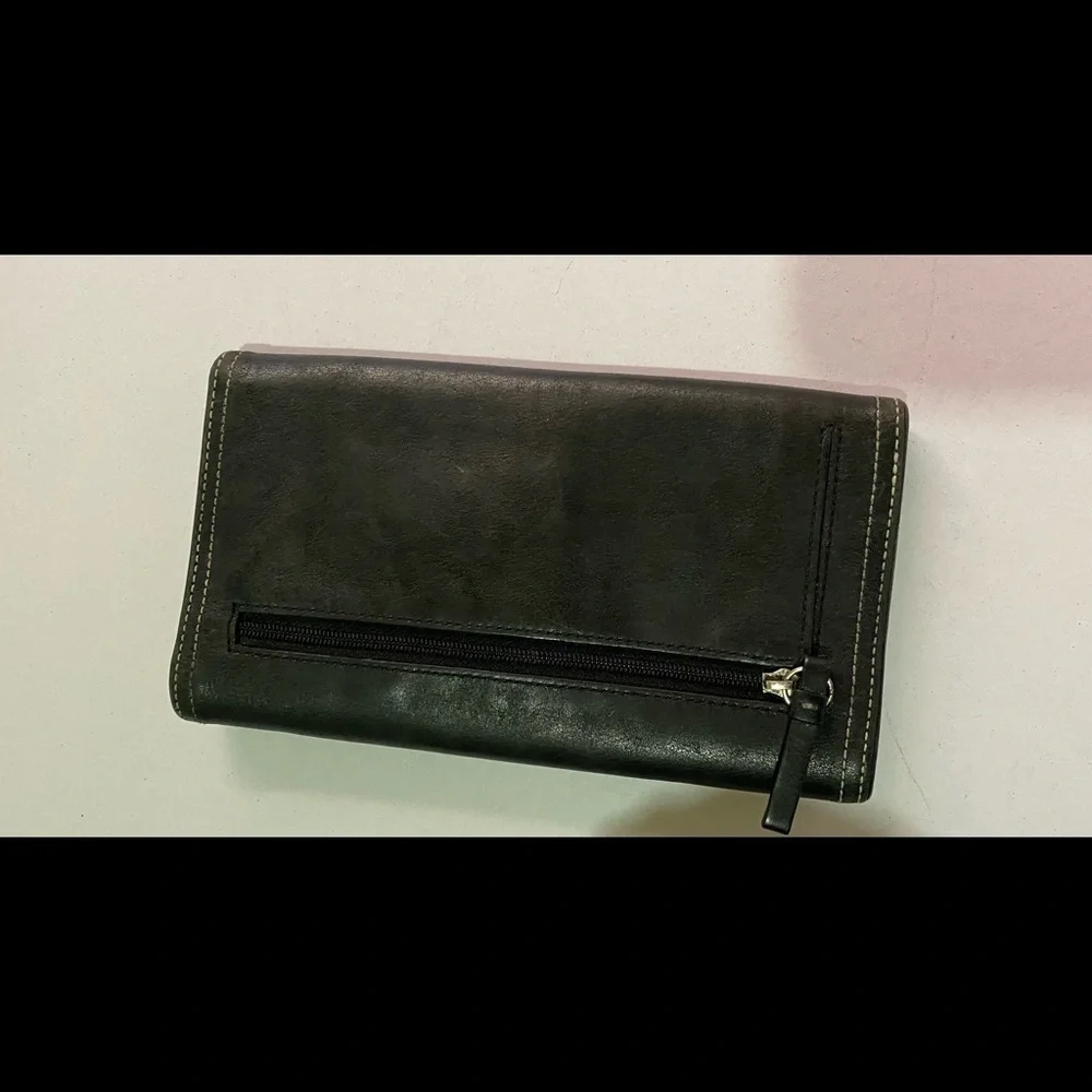 COPY - Coach vintage black leather wallet